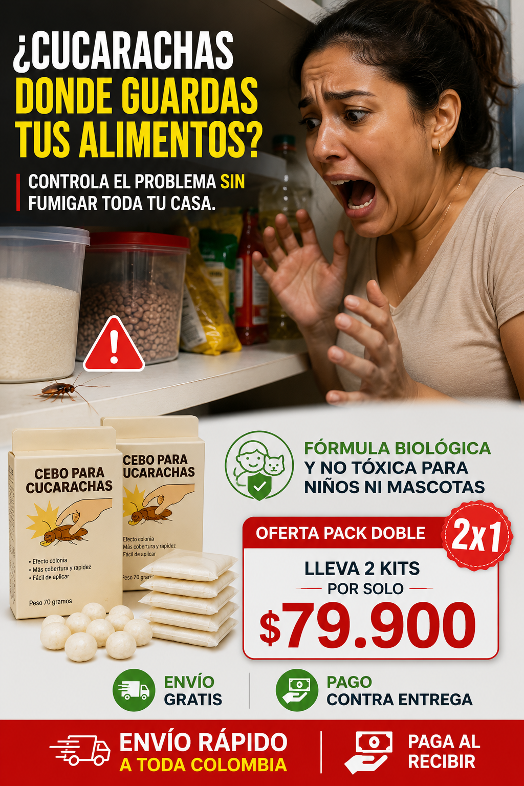 Cebo Biológico para las Cucarachas